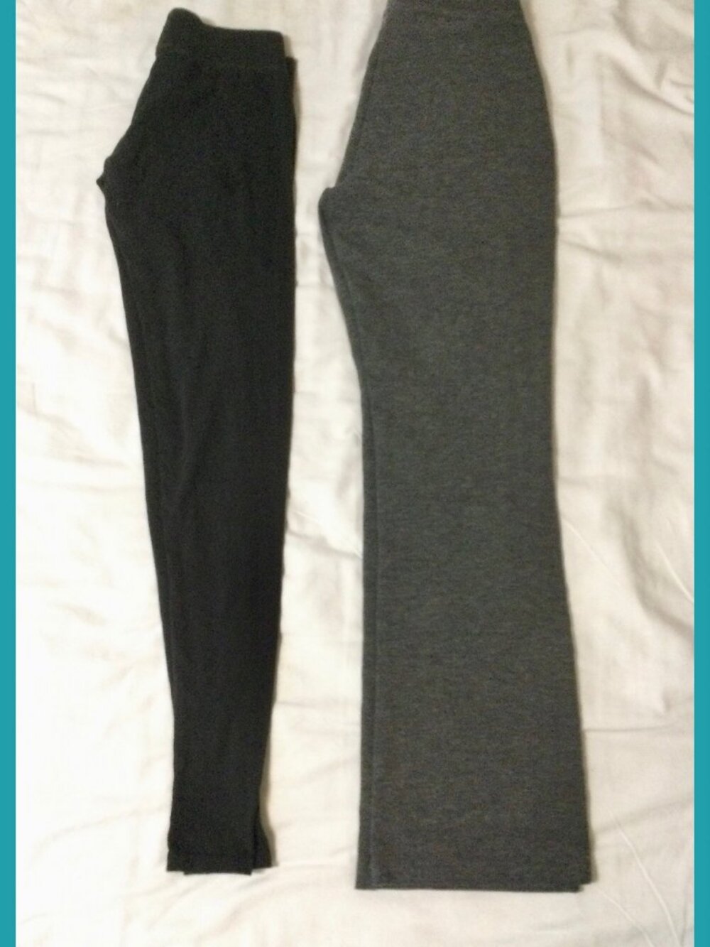 2pr Leggings, sz XS